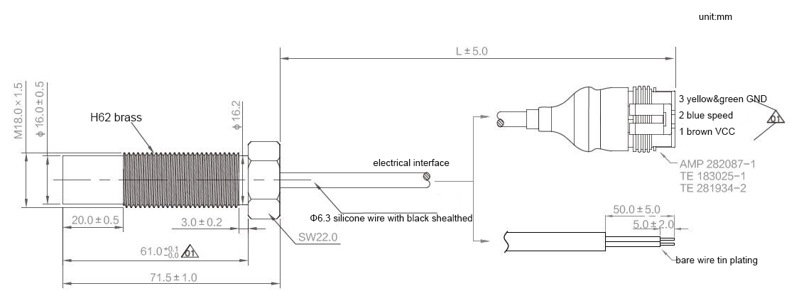 Spool Position Sensor,Speed sensor